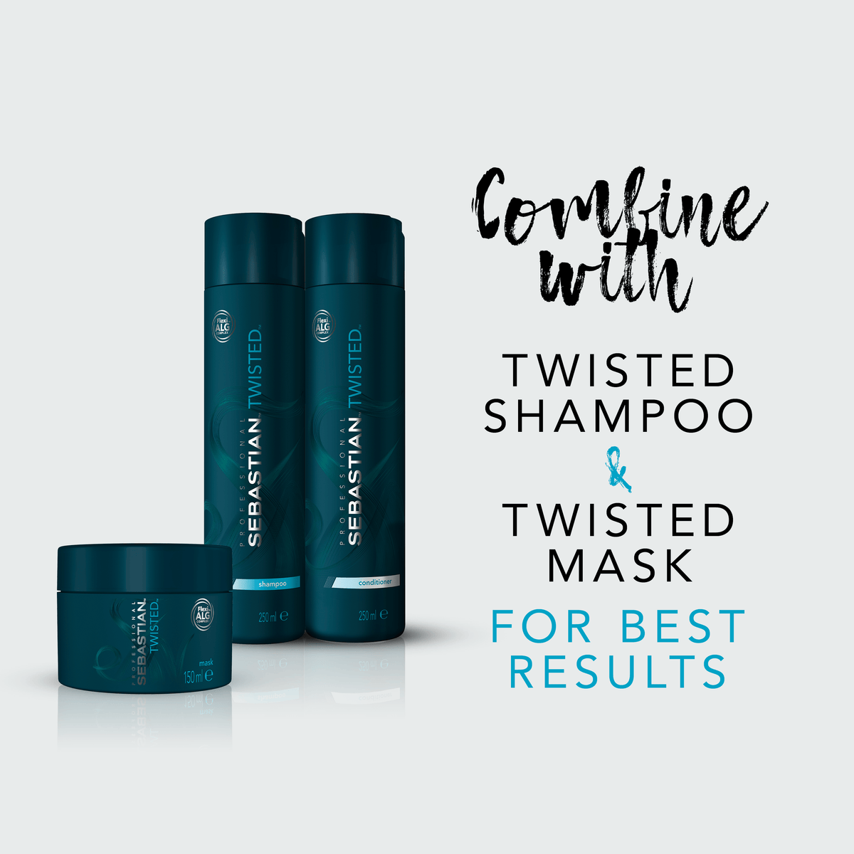 Sebastian Professional Twisted Elastic Detangler Conditioner For Curly Hair (250ml)