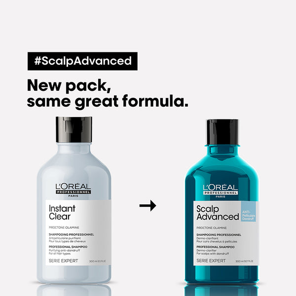 Loreal Professionnel Scalp Advanced Anti-Dandruff Dermo-Clarifier Shampoo (300ml)