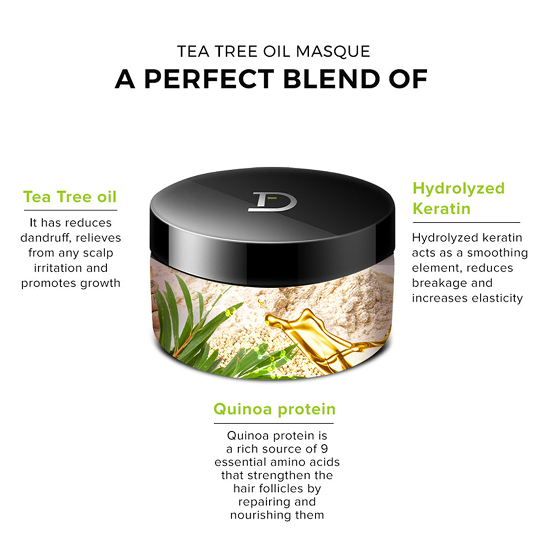 De Fabulous Tea Tree Oil Hair Masque (250ml)