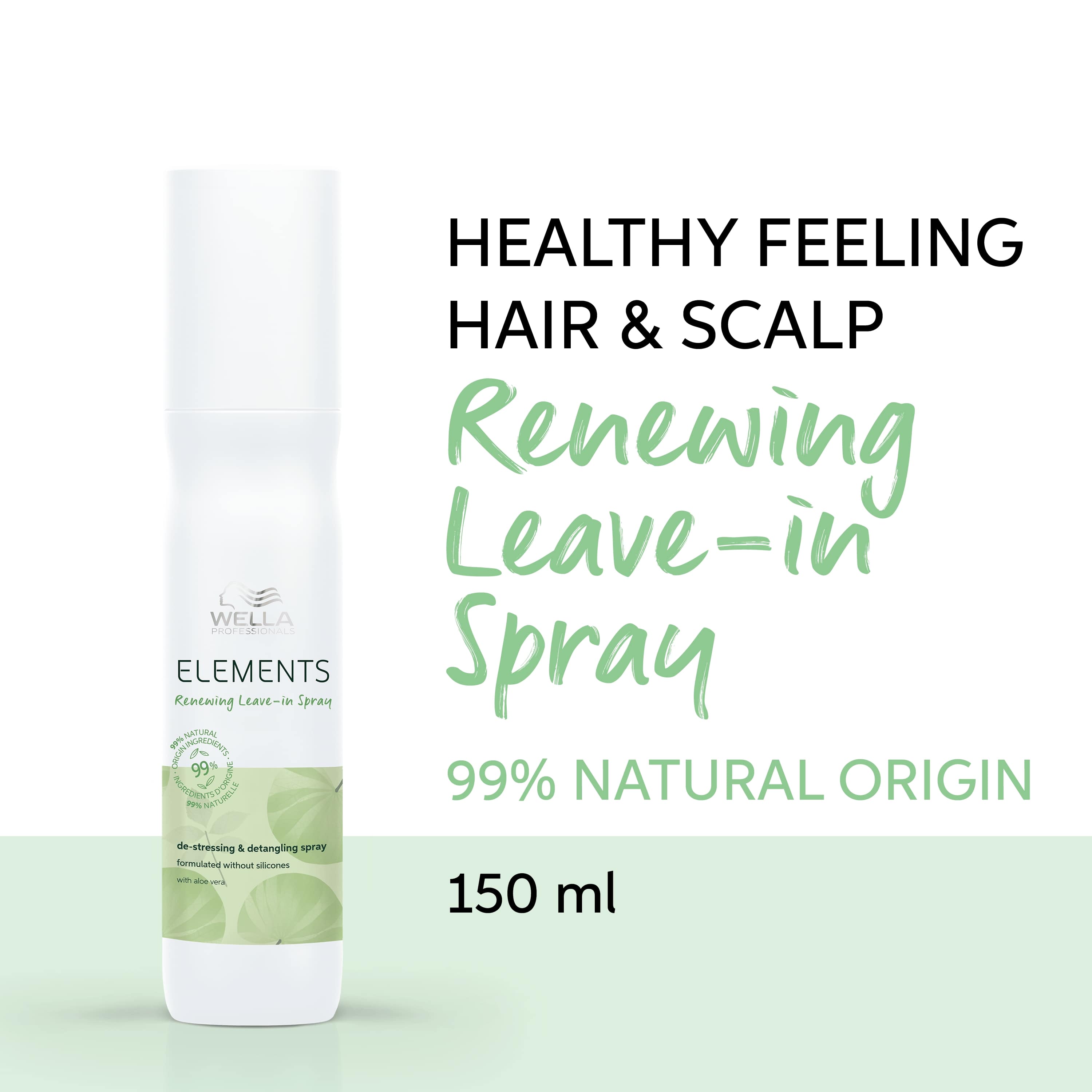 Wella Professionals Elements Renewing Leave-In Spray-For All Hair Types, Normal To Oily Scalp (150ml)