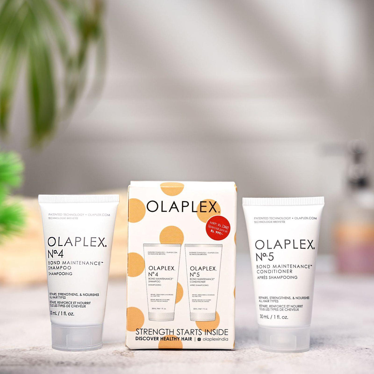 Olaplex Limited Edition Cleanse & Condition Travel Kit (30ml/30ml)