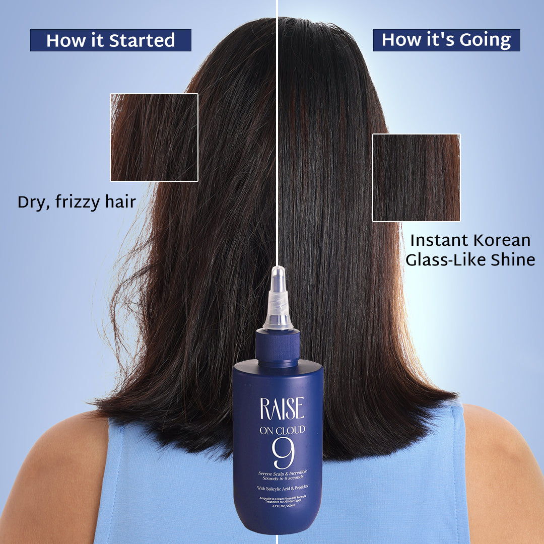 Raise On Cloud 9 - Viral Korean Glass Like Shine | Hair Mask