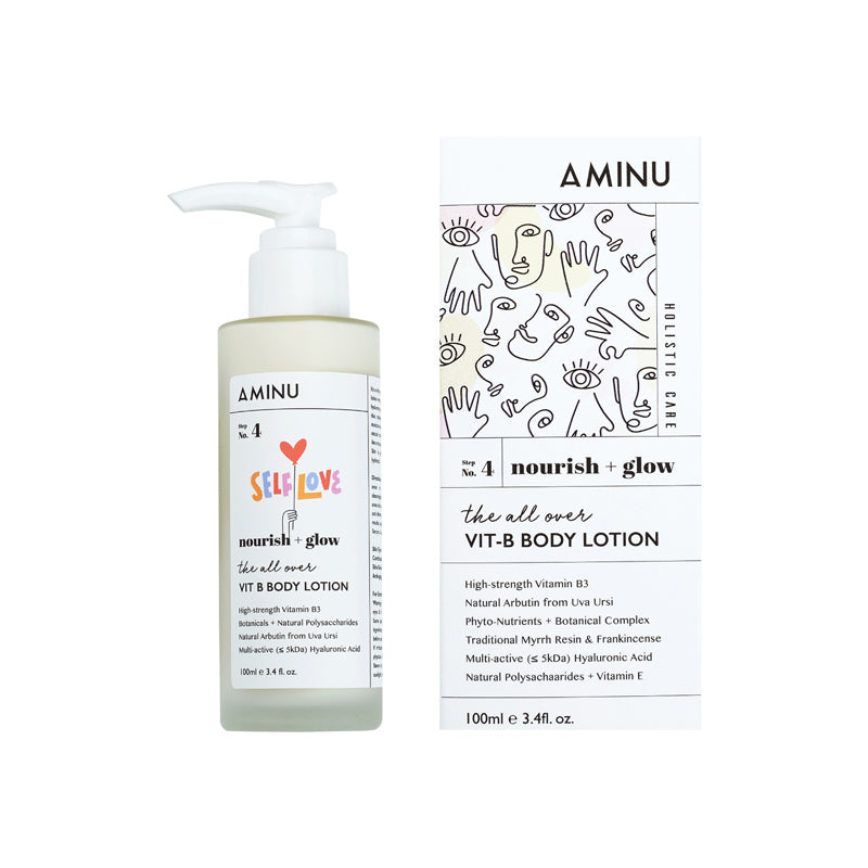 Aminu Vit B Body Lotion For Brightening, Healing & Nourshing (100ml)