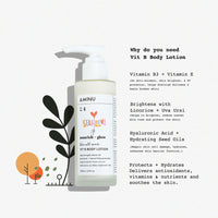 Aminu Vit B Body Lotion For Brightening, Healing & Nourshing (100ml)