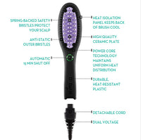 Dafni Go Hair Straightening Ceramic Brush