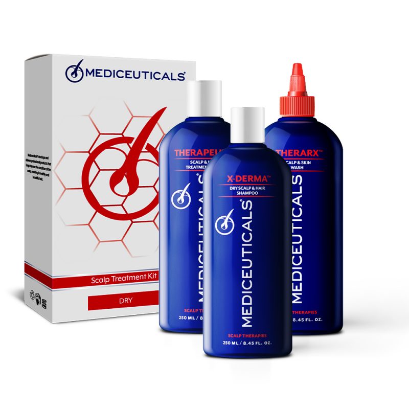 Mediceuticals Scalp Treatment Kit - Dry Scalp (3Pcs)