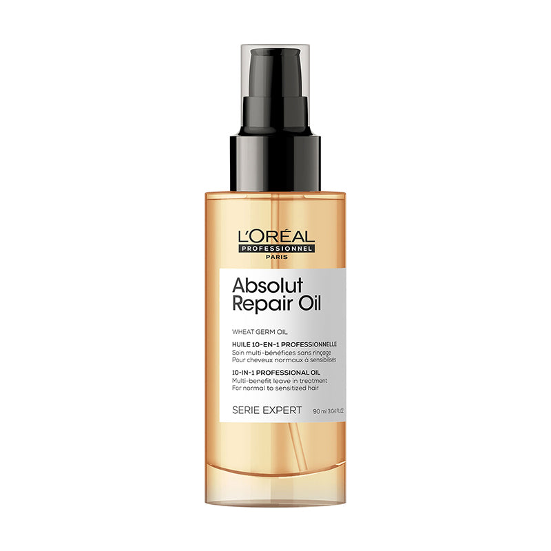 Loreal Professionnel Absolut Repair Oil 10-In-1 Multi-Benefit Leave In Hair Serum (90ml)