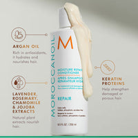 Moroccanoil Repair Gift Set (Repair Shampoo & Conditioner & Get a Free Moroccanoil Treatment Oil) (3pcs)